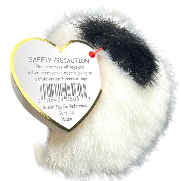 Ty Attic Treasures Collection Beanie Baby CHECKERS the Panda Bear RETIRED - Picture 7 of 9